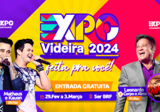 Expo Videira inicia hoje em comemoração aos 80 anos do município