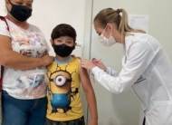 Vacinação da COVID-19 para crianças menores de 10 anos teve início em Treze Tílias