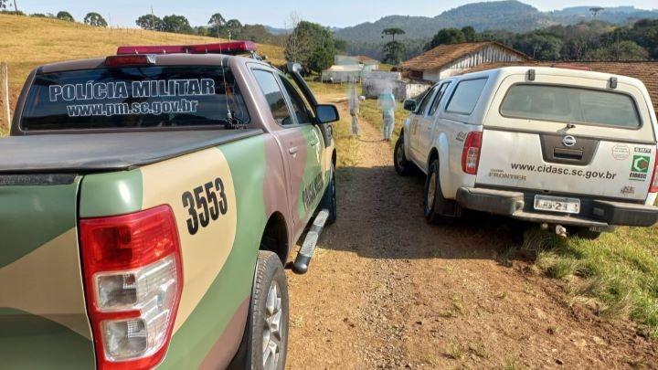 Polícia Militar flagra irregularidades ambientais em operação conjunta com a CIDASC