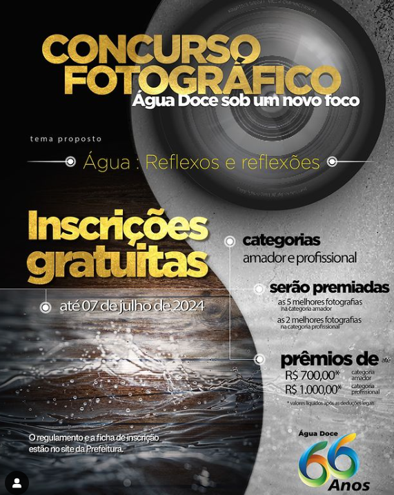 Abertas inscrições para a 13ª edição do Concurso Fotográfico – Água Doce sob um novo foco