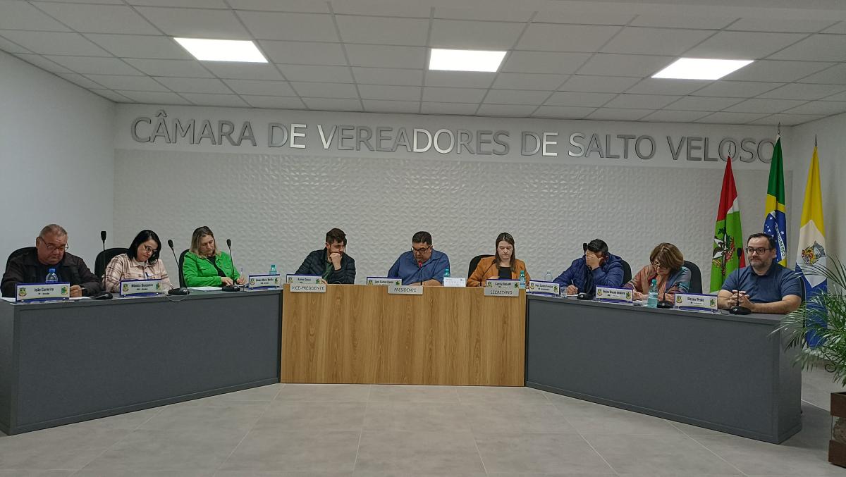 Câmara de Salto Veloso aprova projeto de resolução que regulamenta licitações e contratos administrativos, no âmbito do poder legislativo