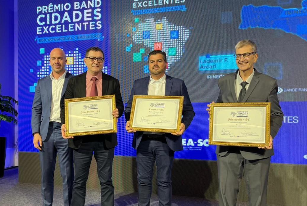 Salto Veloso conquista o 1º lugar em Infraestrutura e Mobilidade Urbana do Prêmio Band Cidades